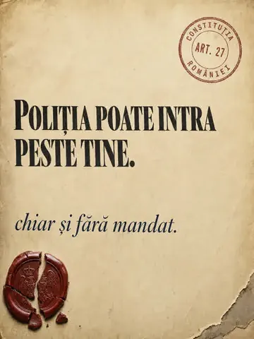 Coperta caruselului din 1 mai: „Poliția poate intra peste tine. Chiar și fără mandat.”