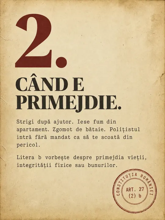 Slide 3 din 7, caruselul „Poliția poate intra peste tine”