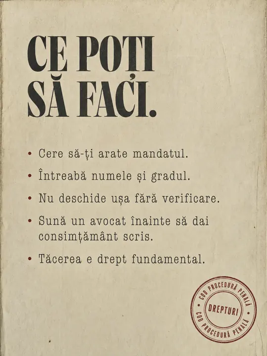 Slide 5 din 7, caruselul „Poliția poate intra peste tine”