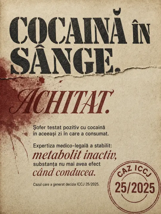 Slide 3 din 7, caruselul „Cocaină pozitiv. Achitat.”