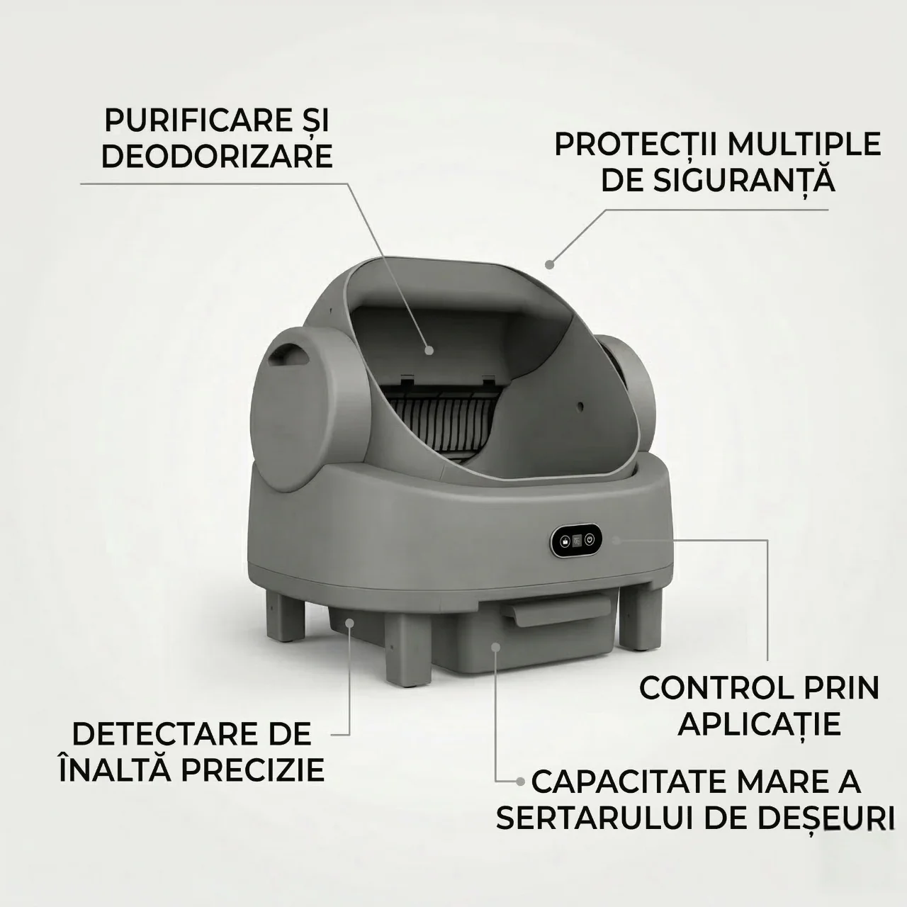 Product hero cat litter box — lifestyle